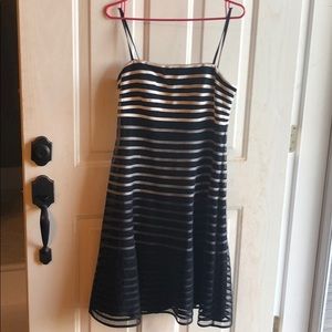 Stripes and Spaghetti Strapped Dress